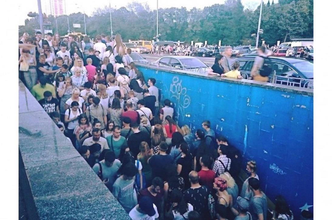 выставочный центр, переход