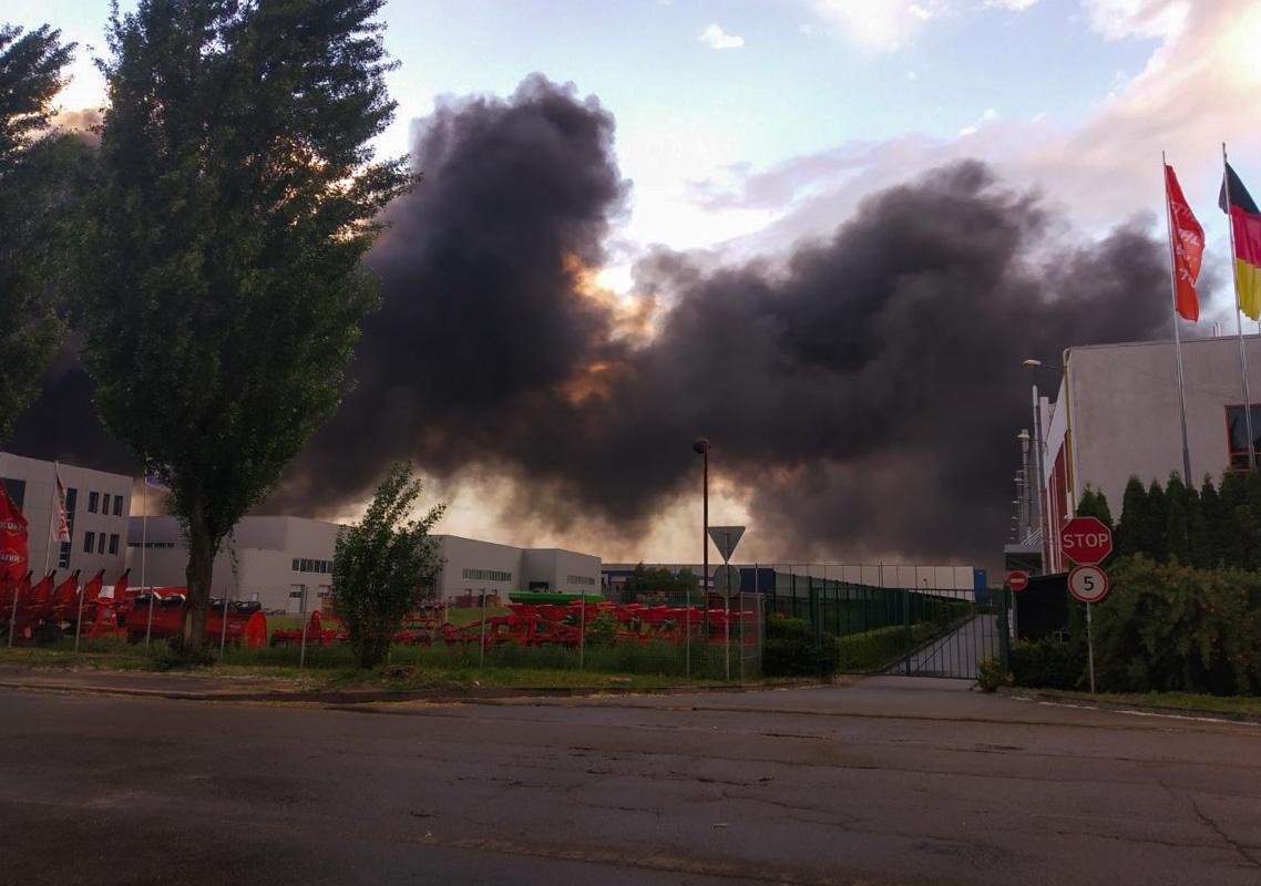 пожар, заправка