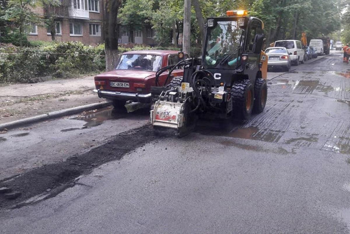 ремонт дороги