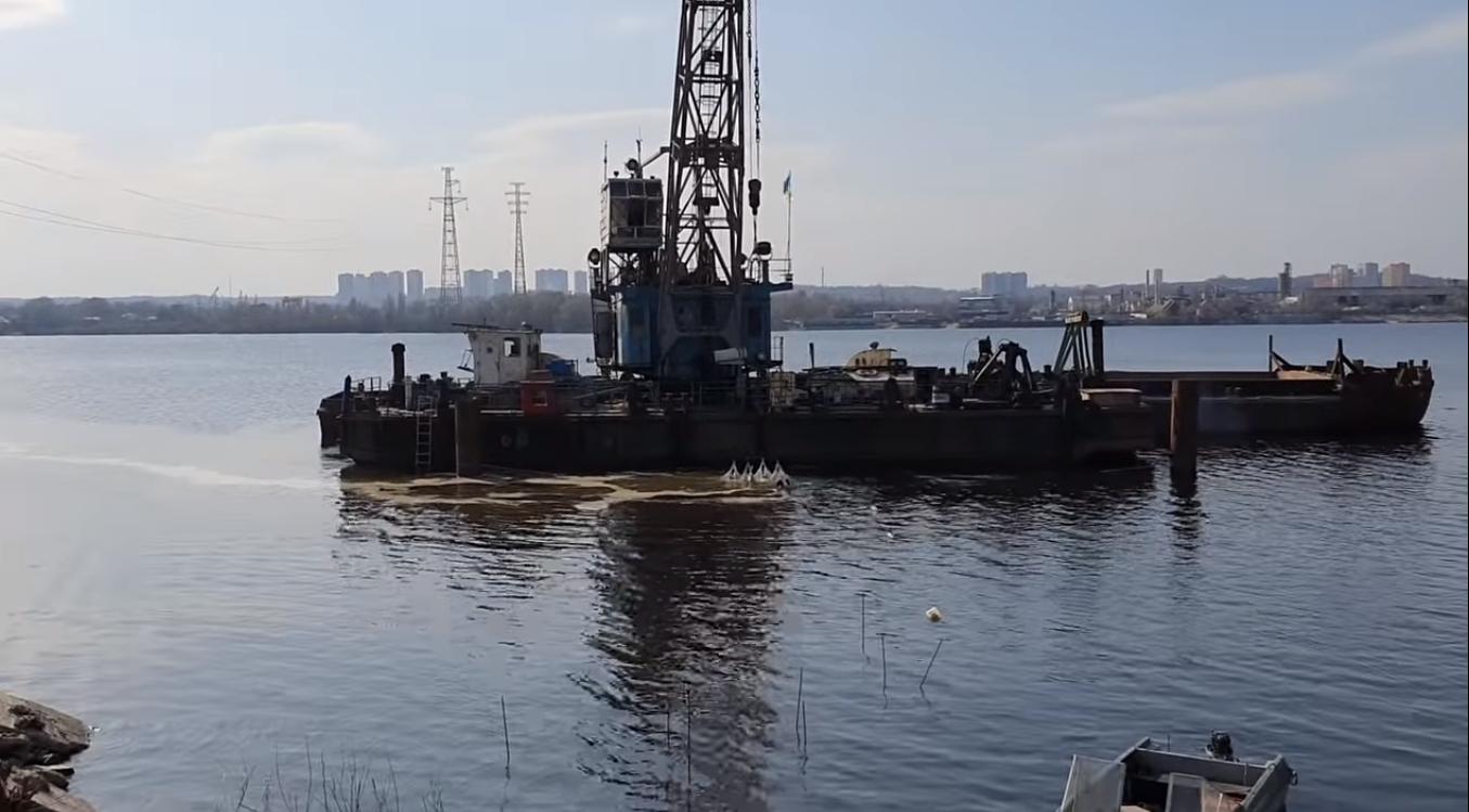Днепр, баркас, ремонт