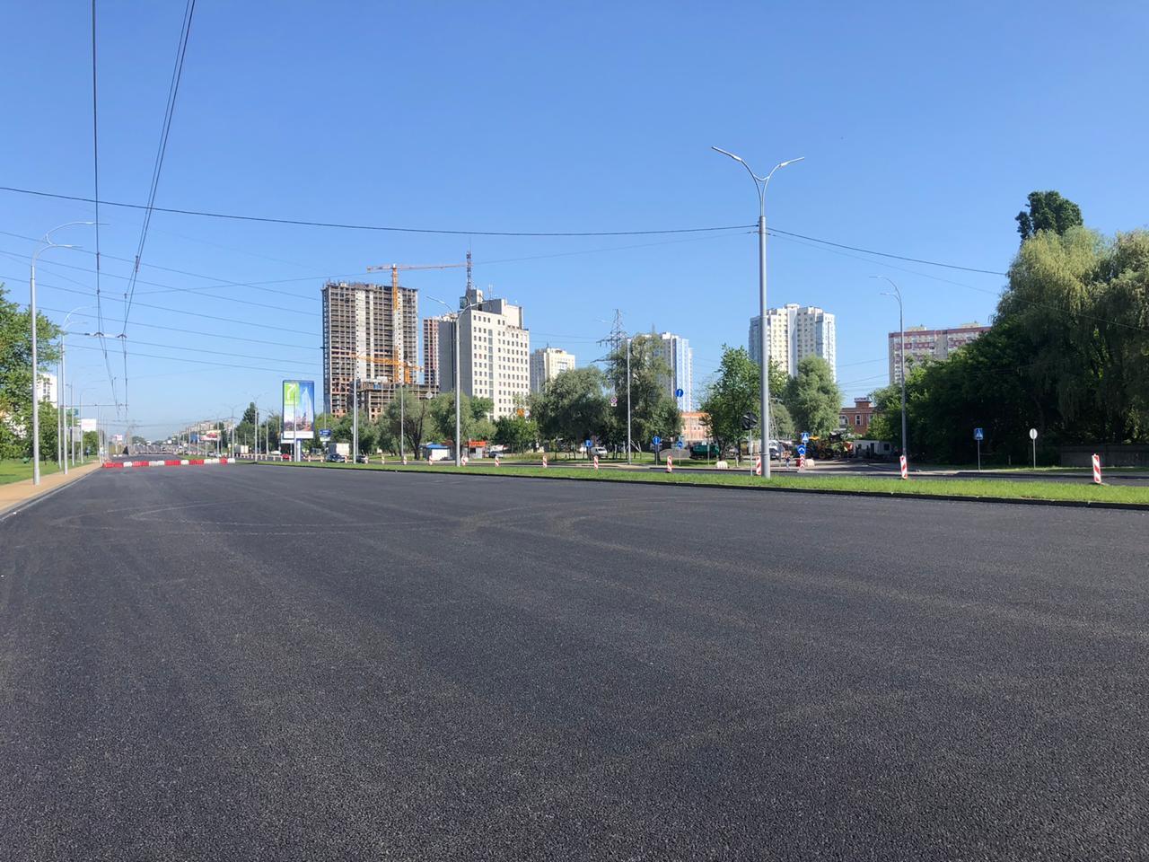 Заболотного дорога асфальт