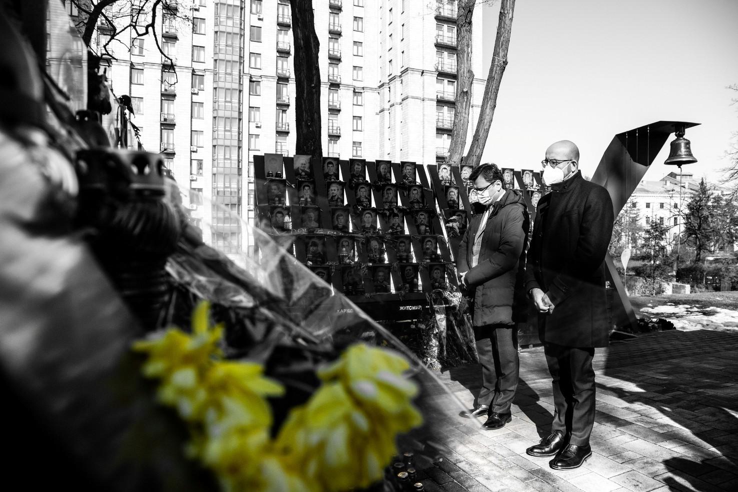 Президент Європейської Ради вшанував у Києві пам’ять Героїв Небесної Сотні (ФОТО)