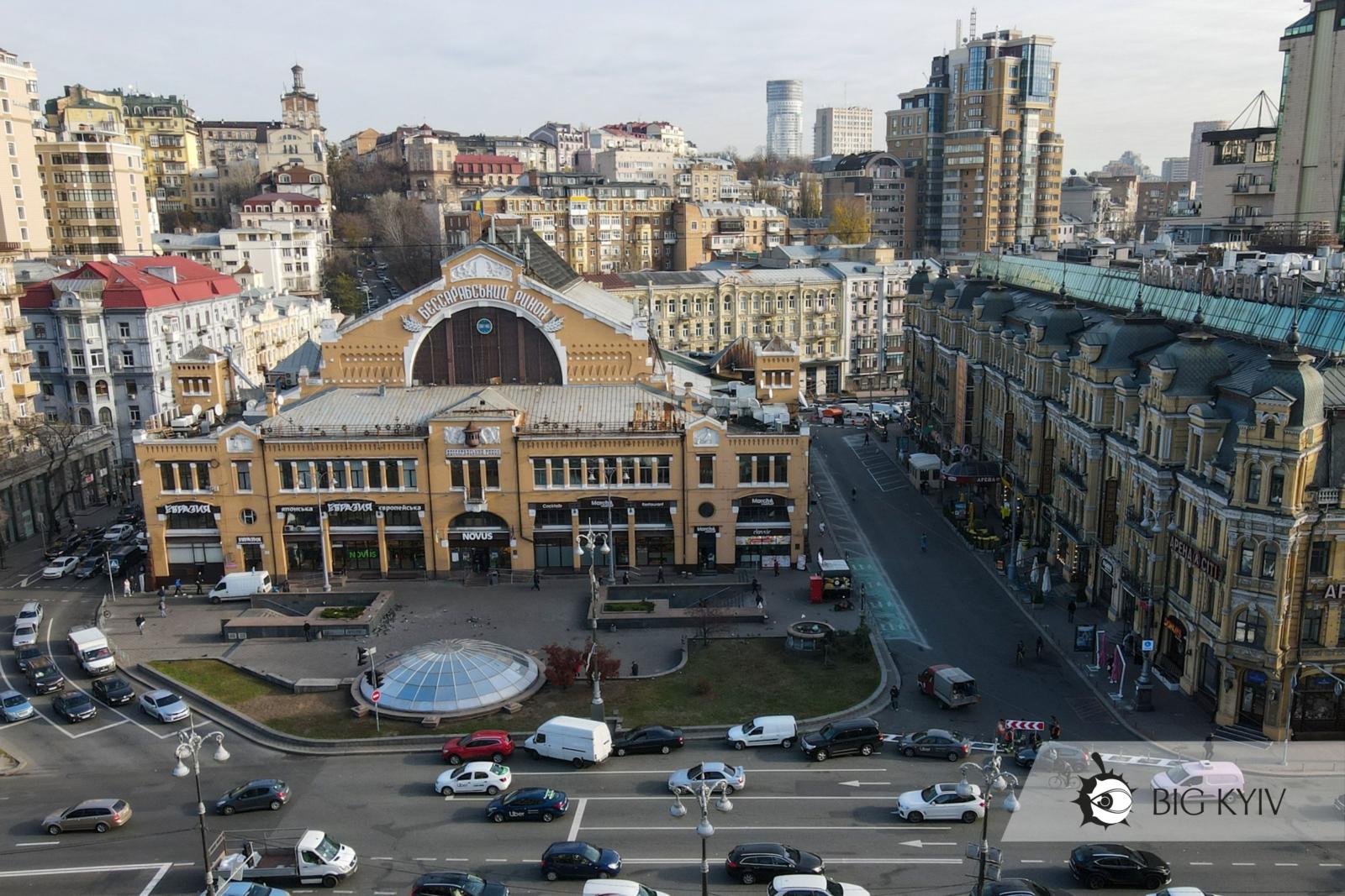 пішохідна зона на Бессарабці