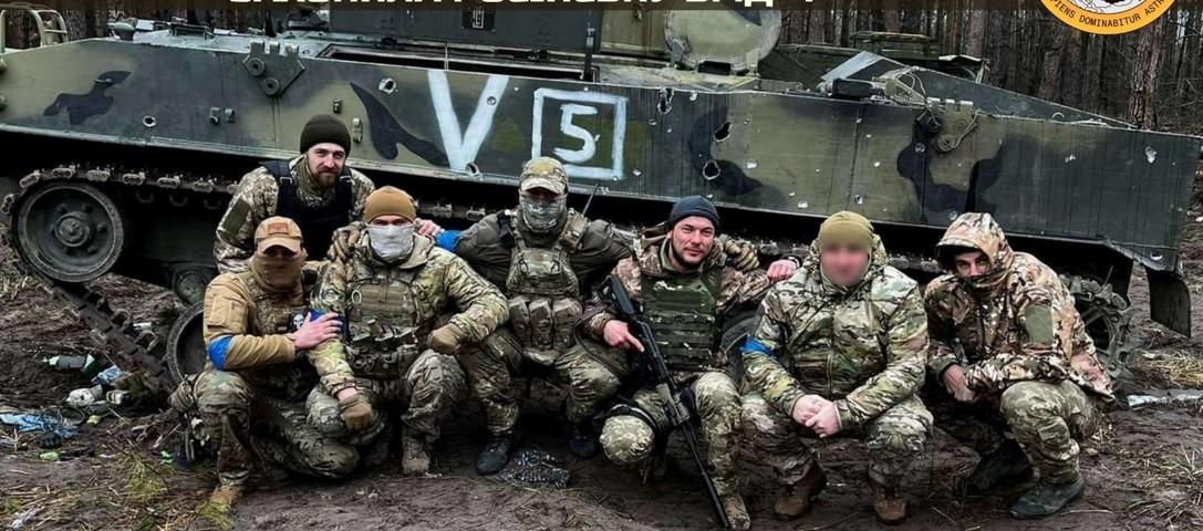Тероборона Василькова захопила російську БМД- 4