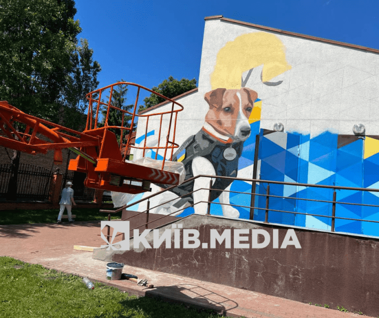 На Відрадному з’явиться мурал зі знаменитим Патроном