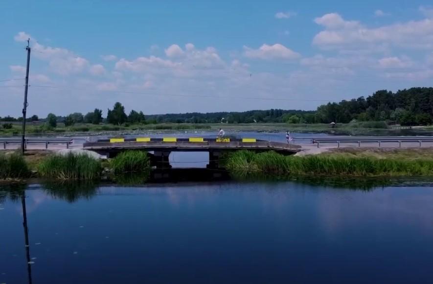 У селі Глібівка на Київщині відновлено рух через міст (ВІДЕО)