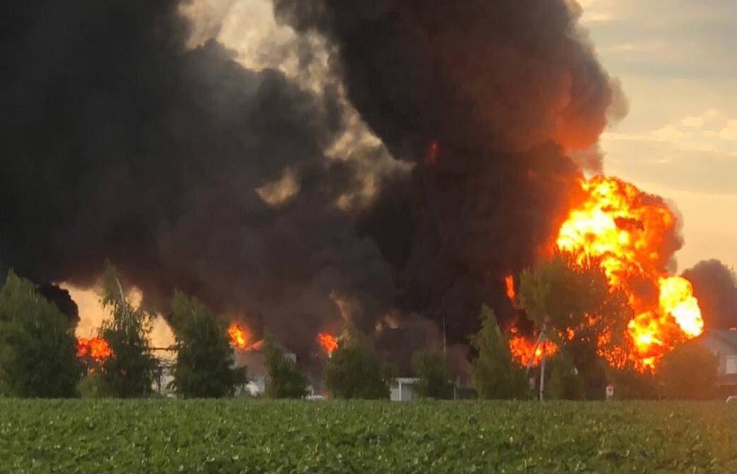 Три ракети зруйнували нафтобазу на Дніпропетровщині
