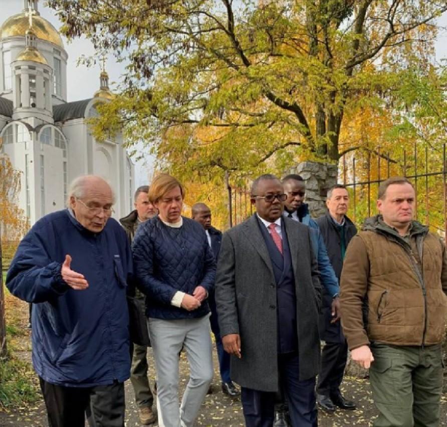 Президент Гвінеї відвідав Бучу