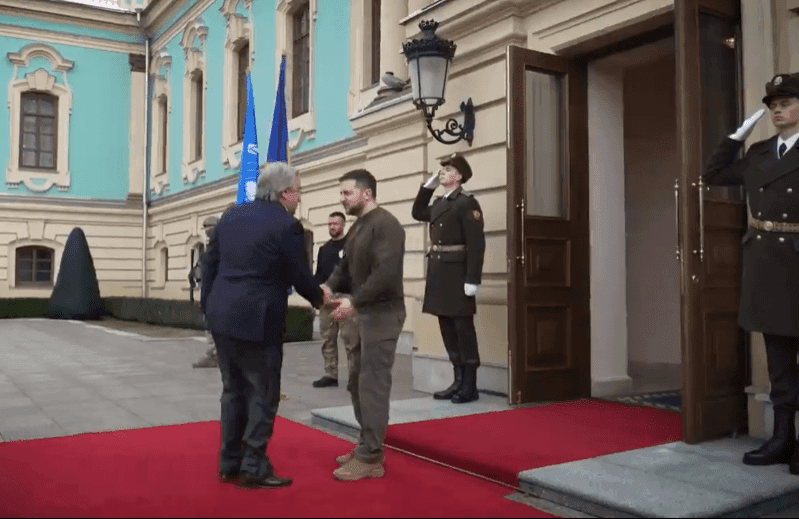 Генсек ООН Антоніу Гутерреш втретє приїхав до Києва – що відомо