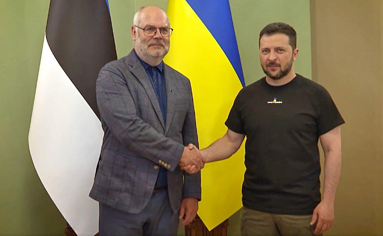 Президент Естонії прибув до Києва