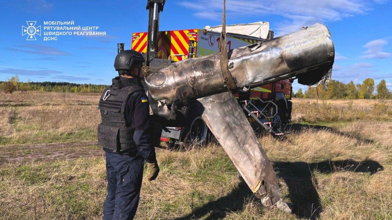 Залишки ракети X-55 знайшли у Вишгородському районі