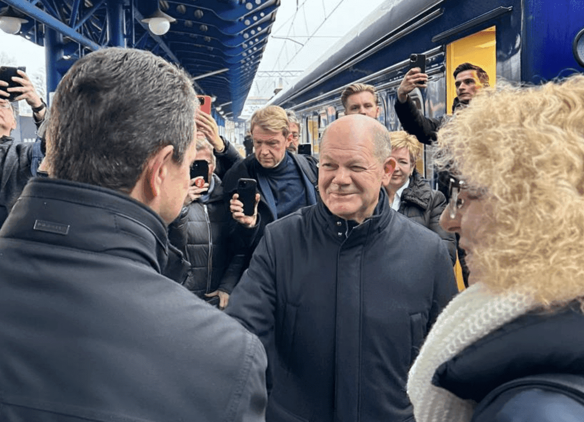 Олаф Шольц прибув до Києва