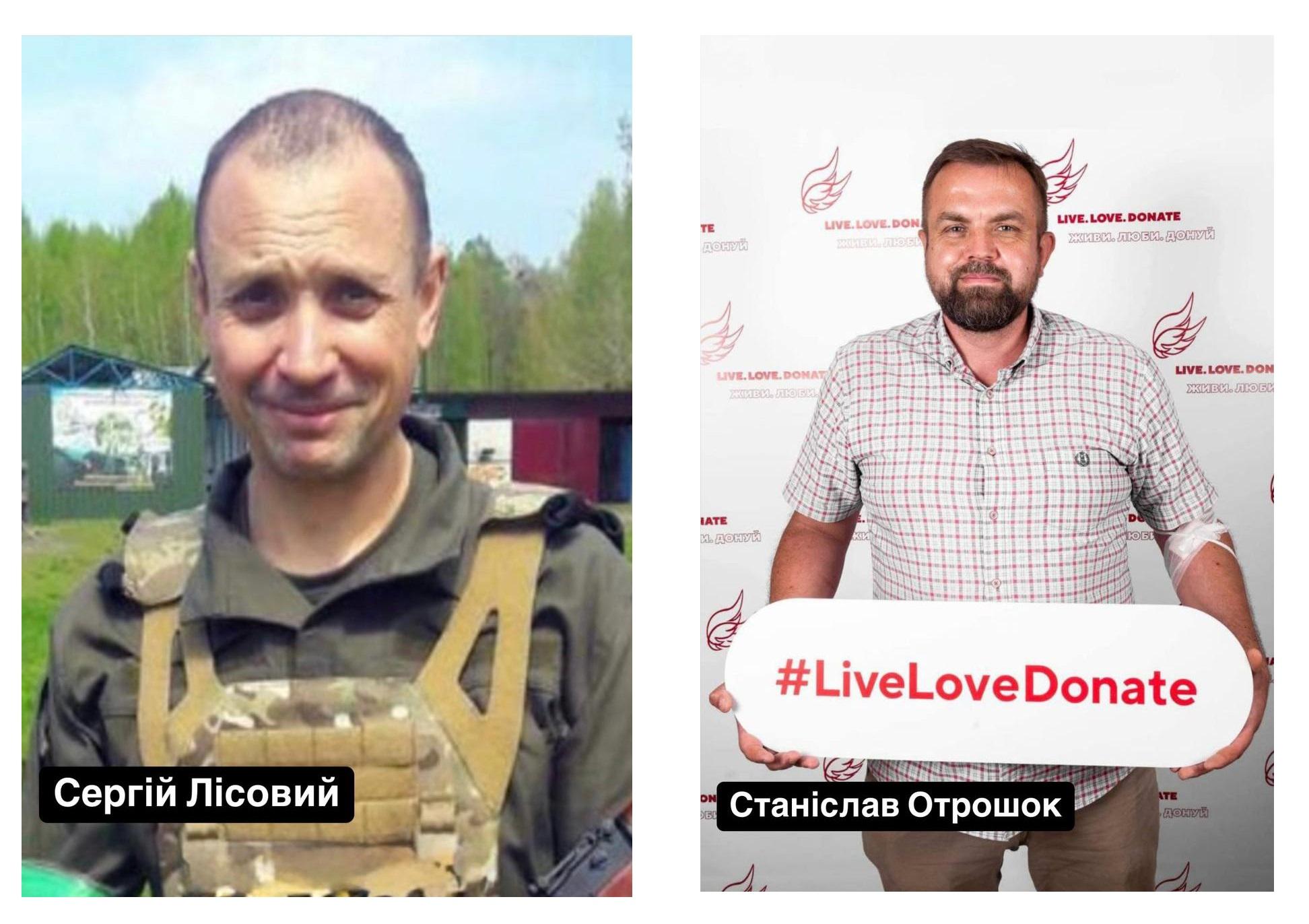 Присвятили своє життя порятунку інших: на фронті загинули два донори “Охматдиту”