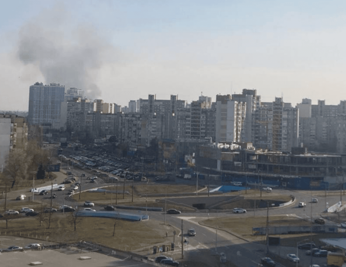 У Дарницькому районі знову загорілись «Осокорківські луки»