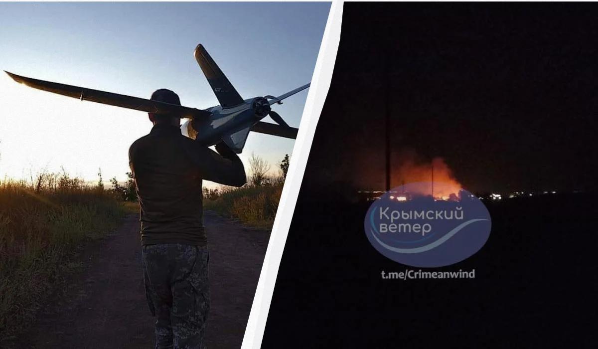 Безпілотники масовано атакували Крим: під ударом — військові аеродроми