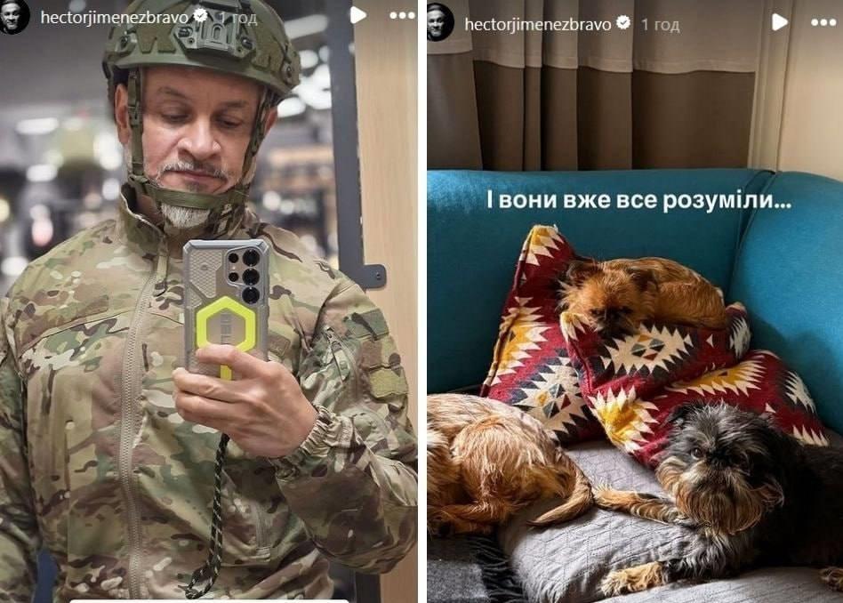 Ектор Хіменес-Браво іде служити в ЗСУ