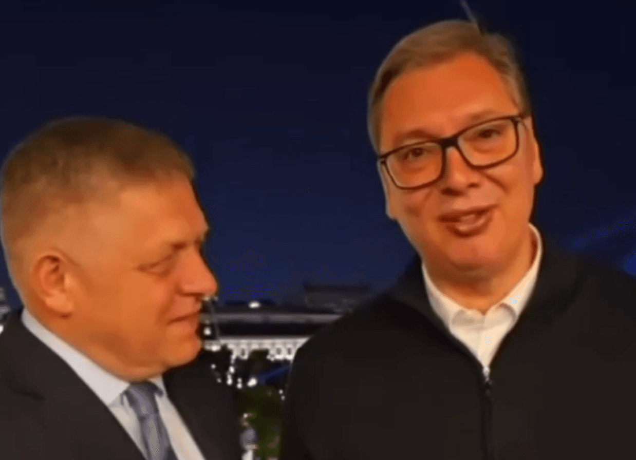 Фіцо та Вучич записали спільне відео на Червоній площі у Москві