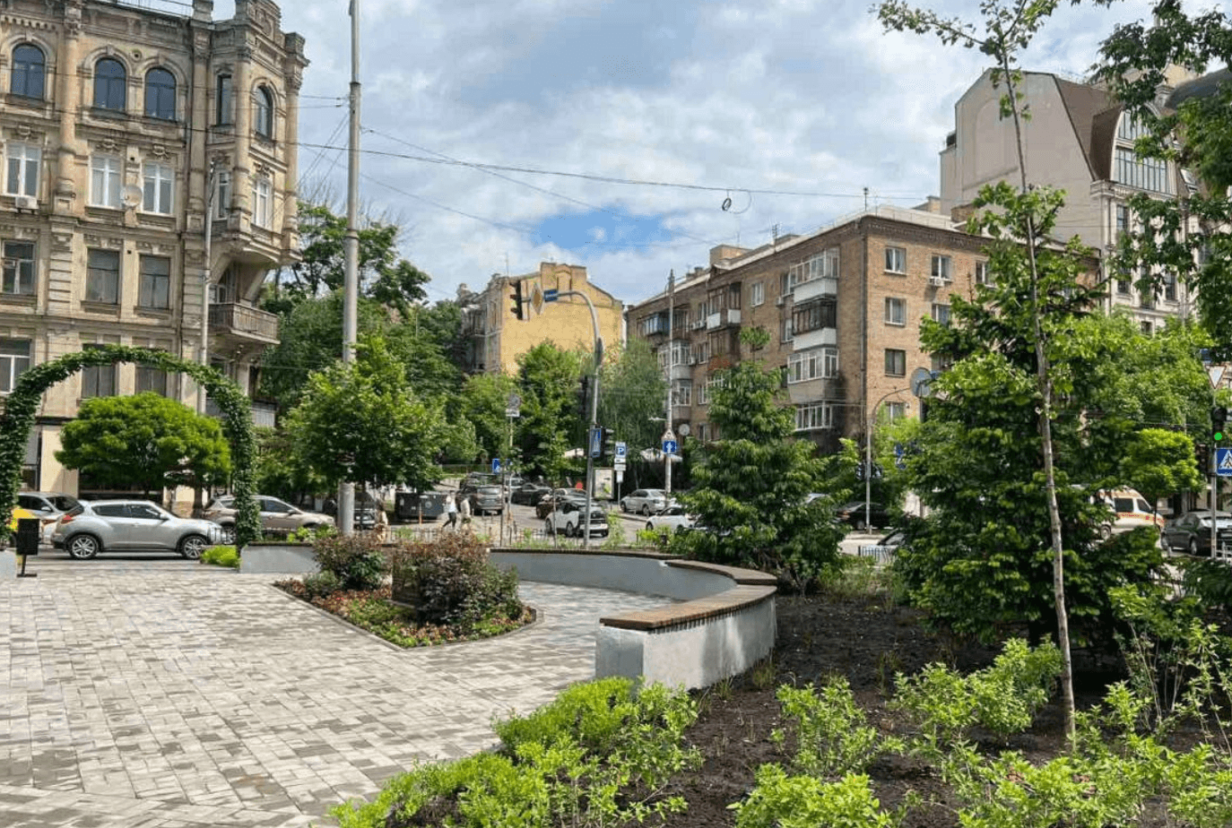 У Києві з’явилися ще дев’ять нових мініскверів: де саме