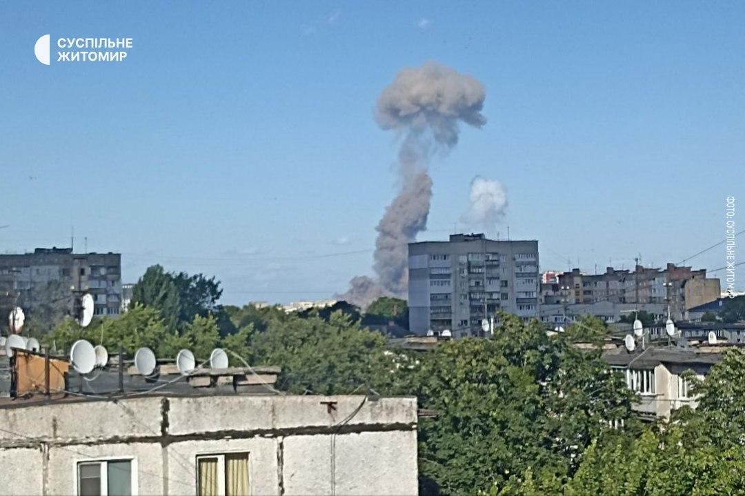 На околиці Житомира стався вибух, є постраждалі та пошкодження житлових будинків. Рух трасою Київ — Чоп перекрито