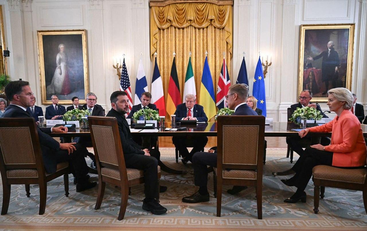 WSJ: На зустрічі з Трампом європейські лідери пояснювали ризики передання росії всієї Донеччини