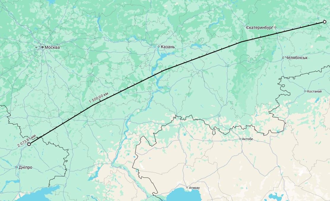 2000 км від поточної лінії фронту: новий рекорд українських дронів по ударам в РФ