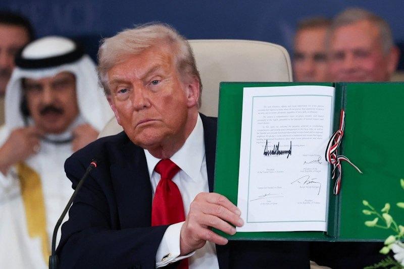 Лідери США, Єгипту, Катару та Туреччини підписали угоду про припинення вогню в Газі (відео)
