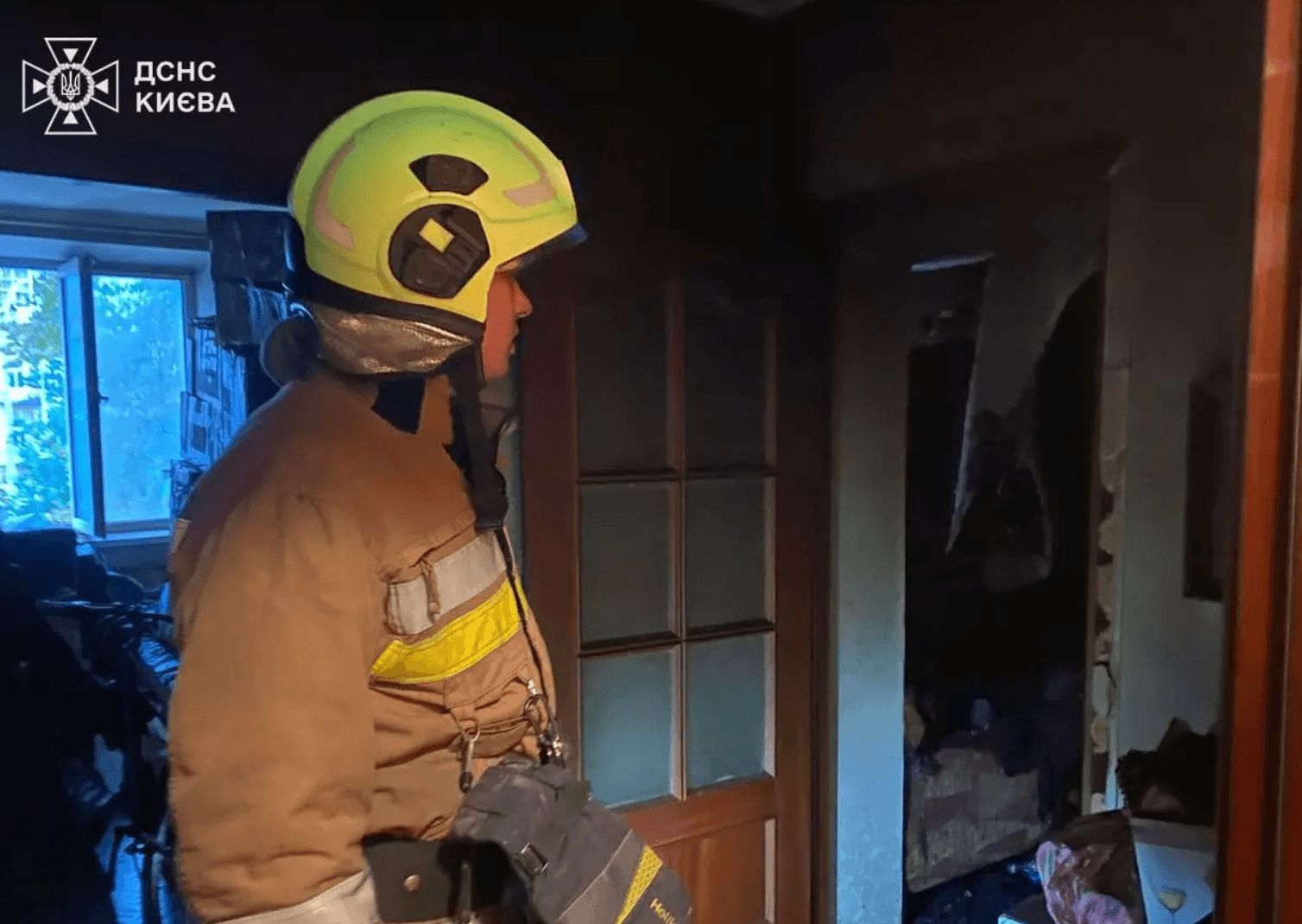 Під час пожежі у багатоповерхівці на Печерську загинула людина