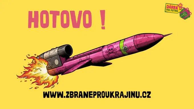 На зібрані чехами гроші виготовлять дві ракети «Фламінго» для ЗСУ