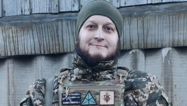 У Києві створили мурал на честь загиблого воїна Тараса Давидюка