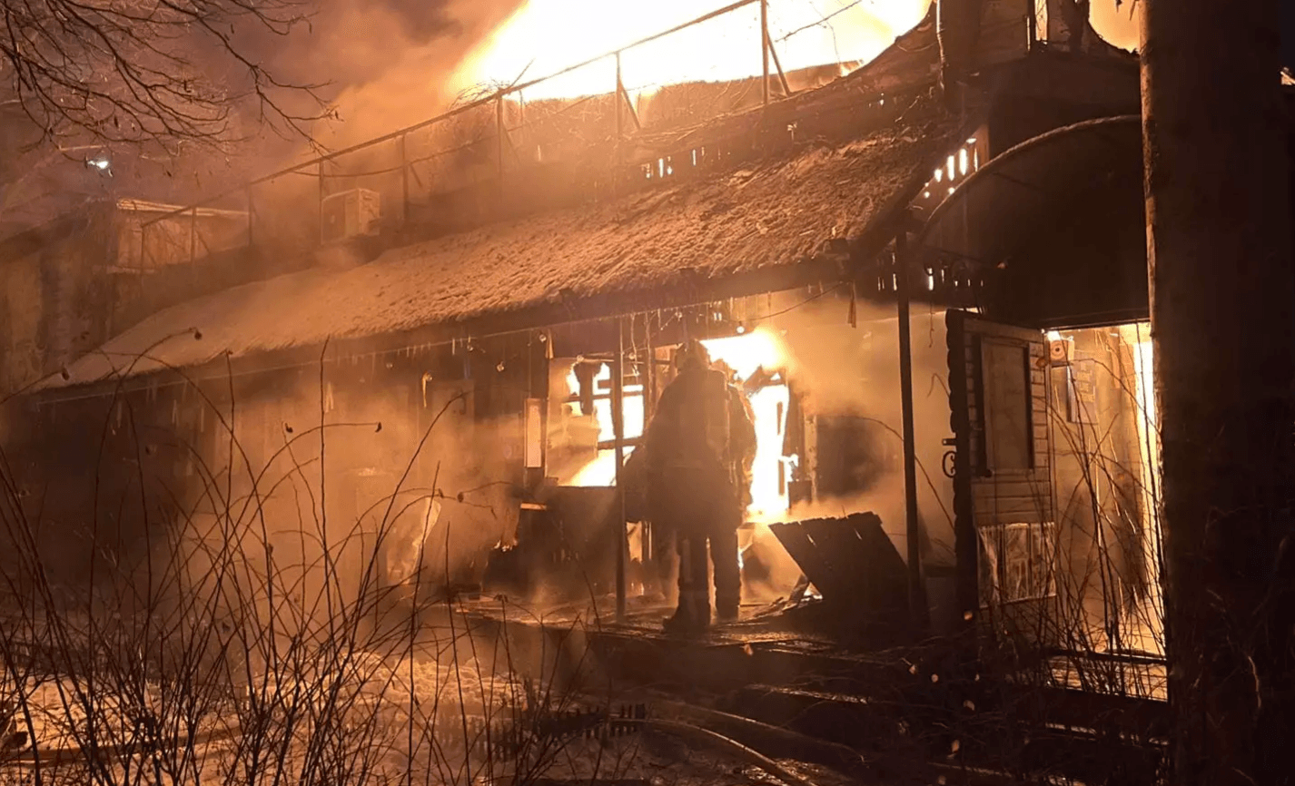 На Воскресенці згорів ресторан