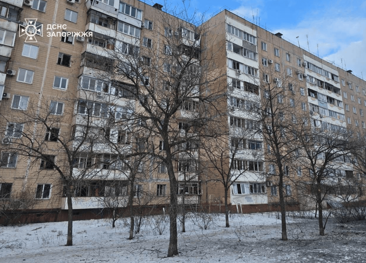 Внаслідок російського удару по Запоріжжю постраждали шестеро людей