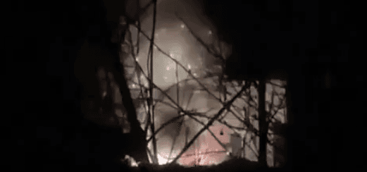 У Підмосков’ї горіла підстанція: пів міста Серпухова залишилося без світла