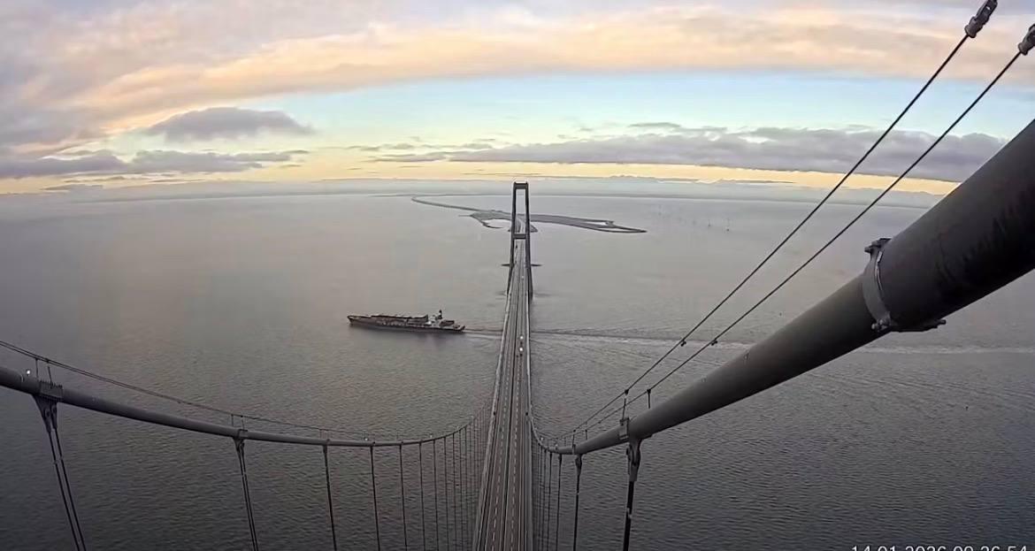 Данія затримала підсанкційне судно «тіньового флоту», що курсувало між Іраном і Росією