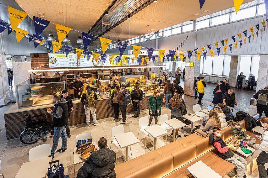 Мережа il Molino відкрила заклад нового формату на Центральному вокзалі Києва