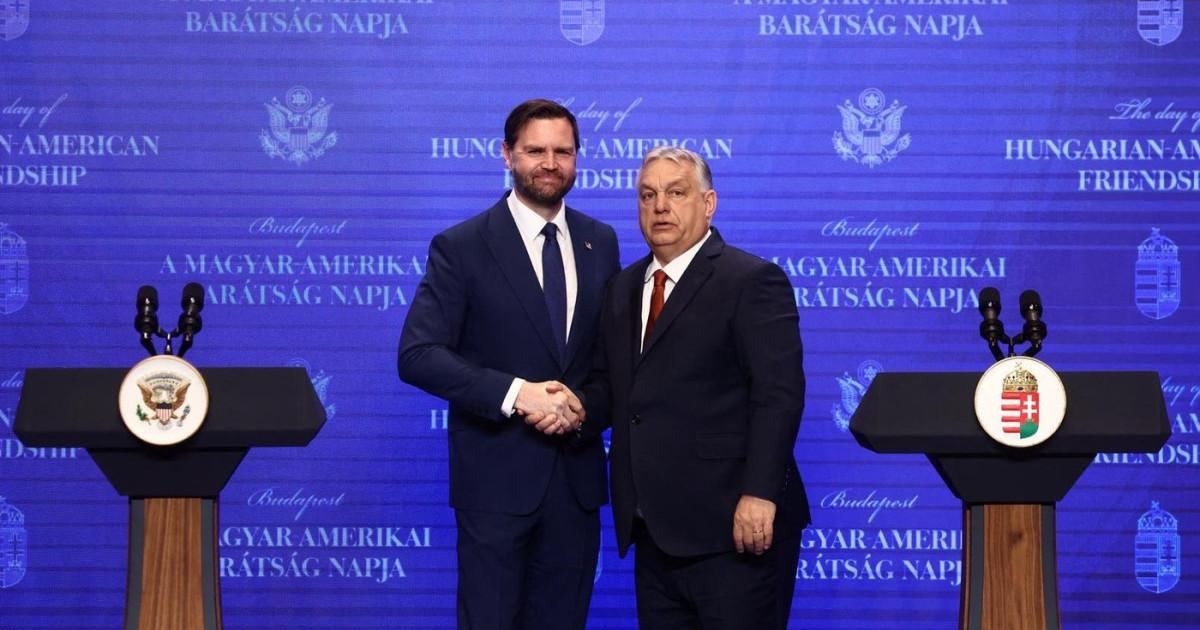 Венс на пресконференції з Орбаном звинуватив українську розвідку у спробах впливу на вибори в Угорщині