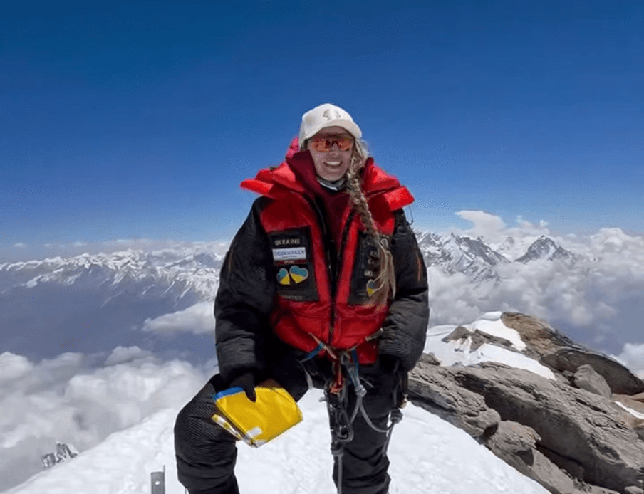 Українська альпіністка підкорила сьому за висотою вершину світу