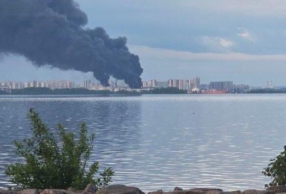 З’явилися супутникові фото Петербурзького нафтотерміналу після атаки (фото)