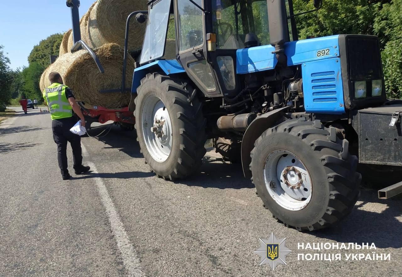 На Київщині водій трактора на смерть збив 6-річну дівчинку на велосипеді