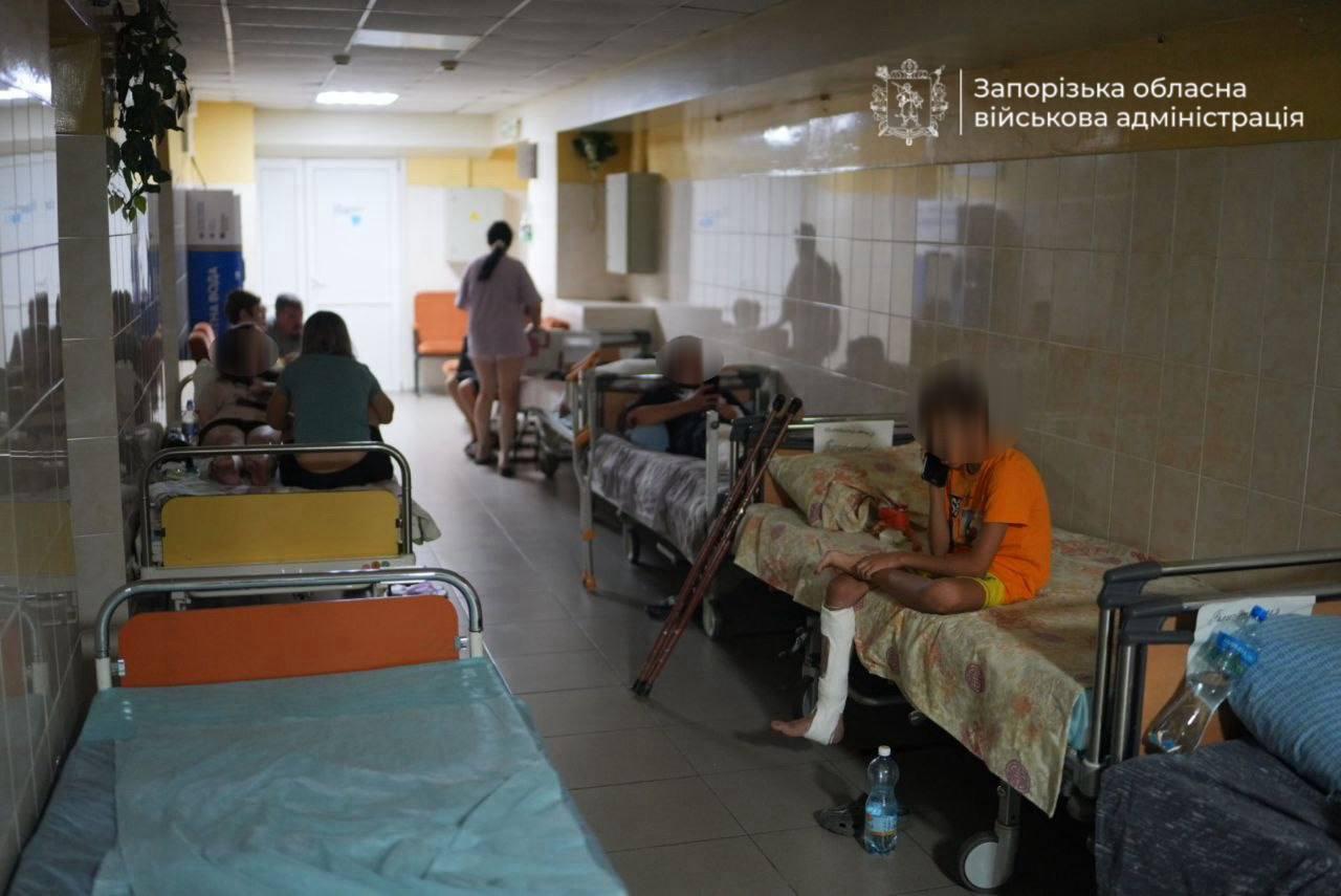 Ввечері ворожі дрони атакували Київщину, на Запоріжжі був “приліт” по дитячій обллікарні