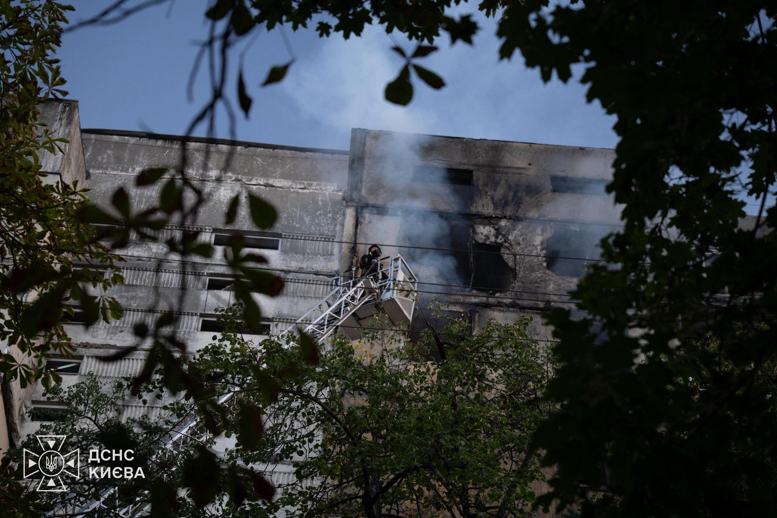 У Києві вже 9 постраждалих через атаку на столицю, 6 поранених госпіталізовано
