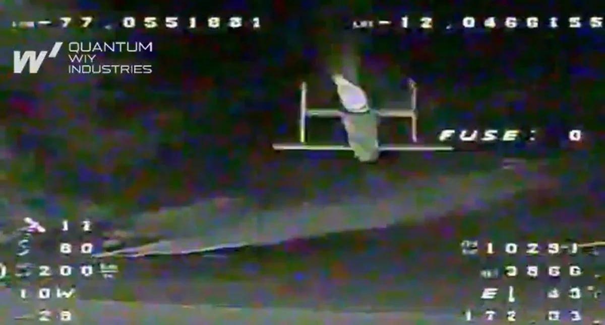 Український дрон-перехоплювач SPYS уразив реактивну «Герань-5» під час бойових випробувань