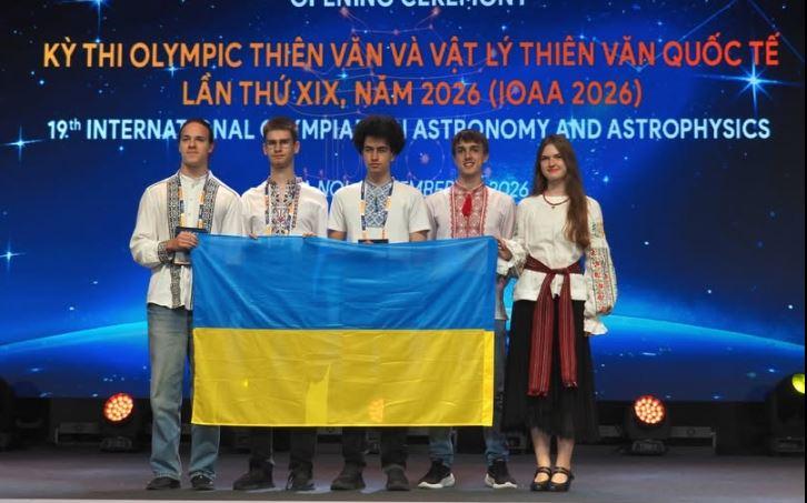 Українські вундеркінди здобули п’ять медалей на Міжнародній олімпіаді з астрономії та астрофізики