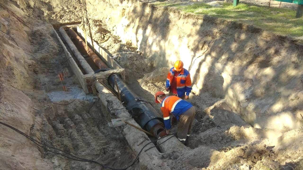 Прорыв трубопровода