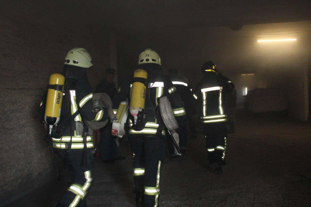 пожар гараж