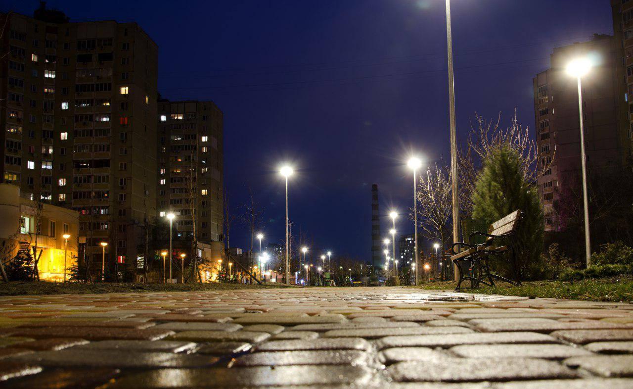 Освещение сквер Скрябина