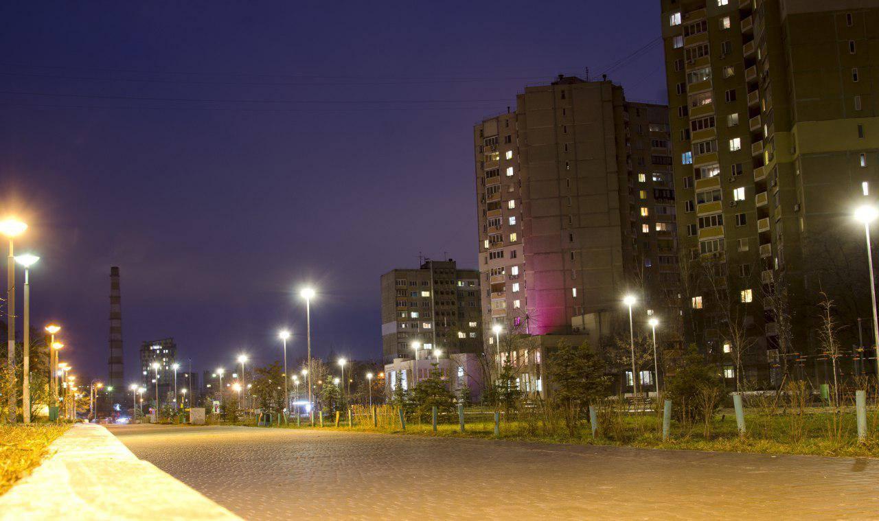 Освещение сквер Скрябина