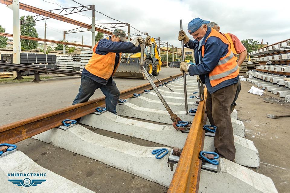 Ремонт трамвайных путей