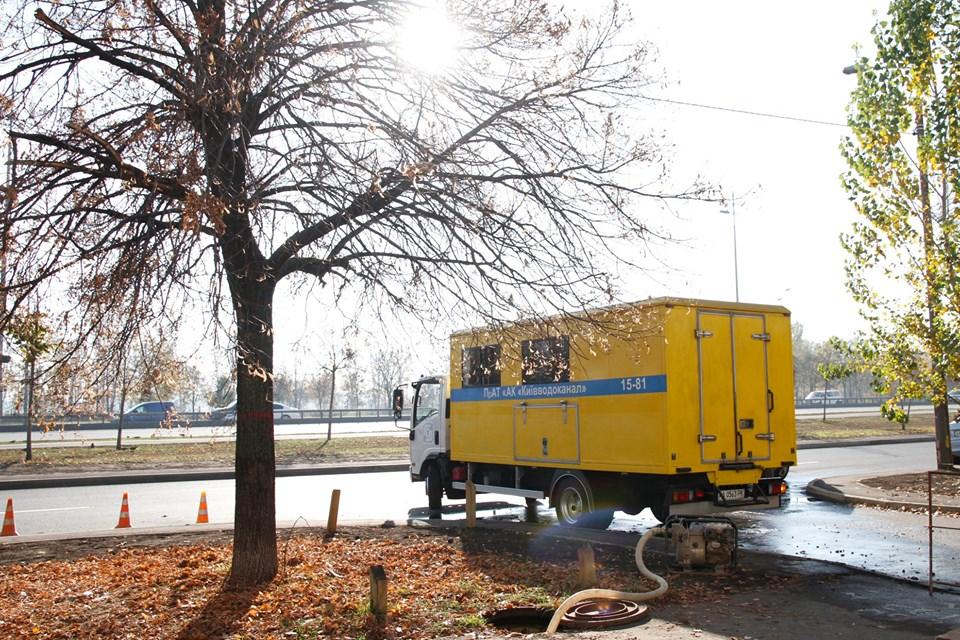 Повреждение сетей без воды