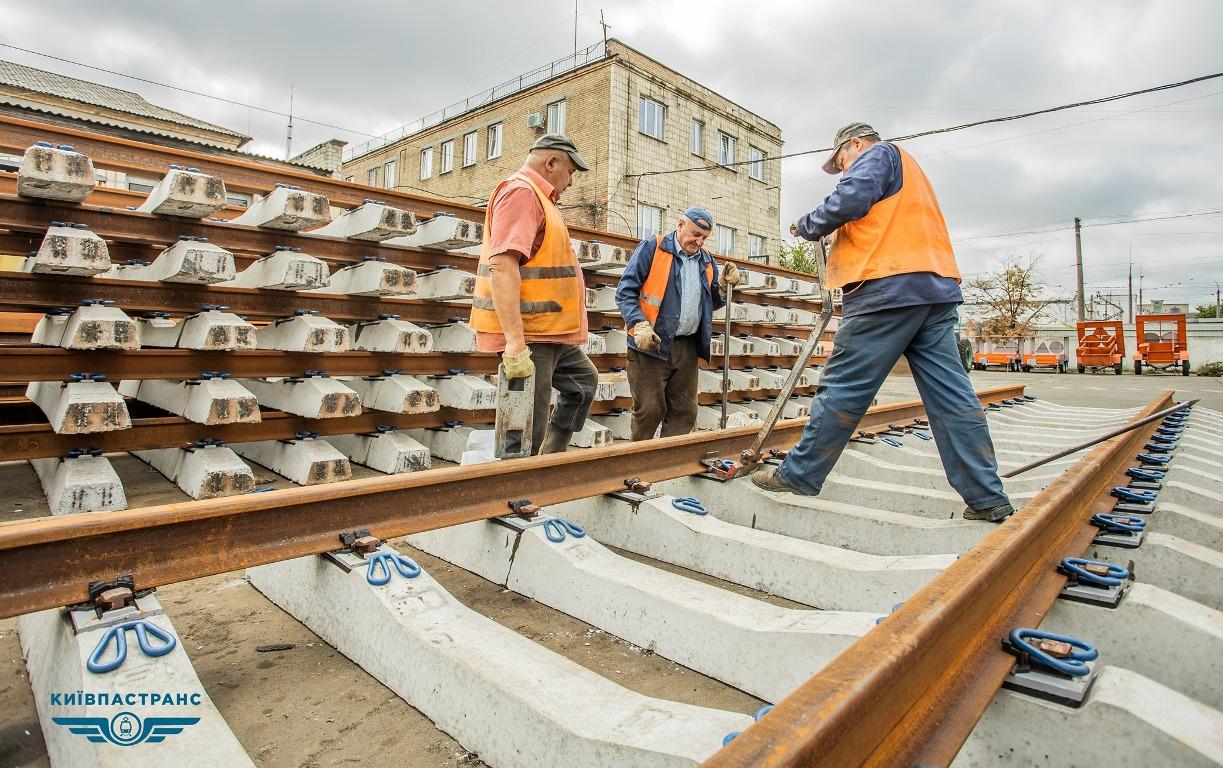 Ремонт путей трамвай