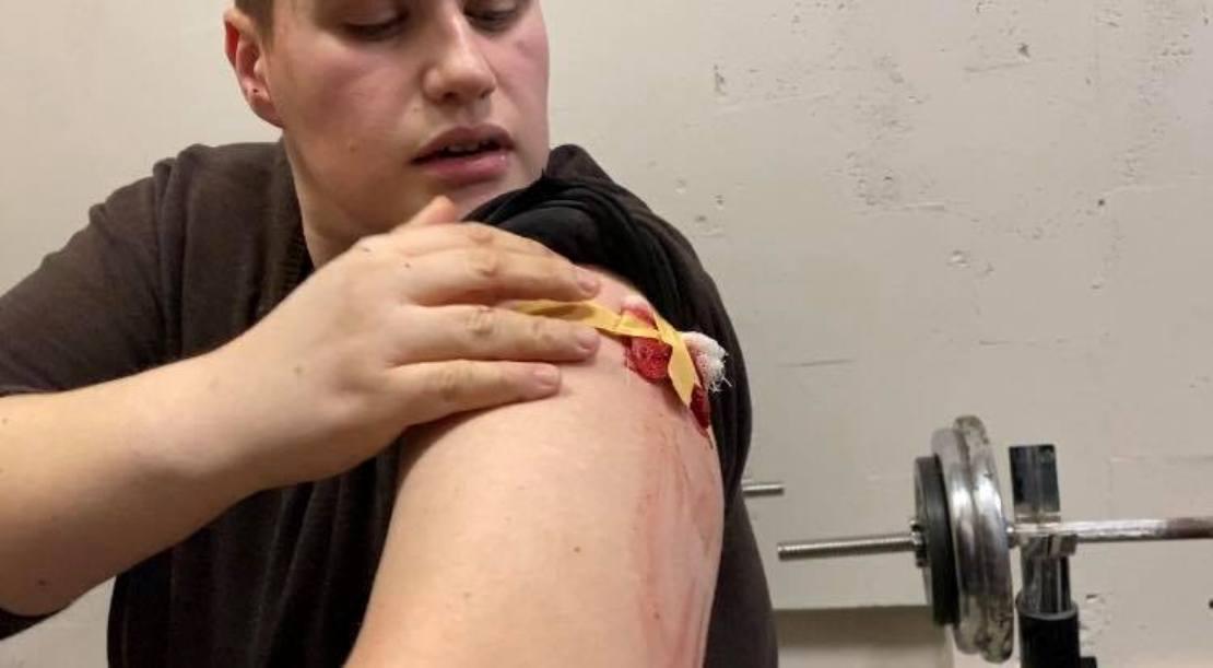 Стрельба спортзал